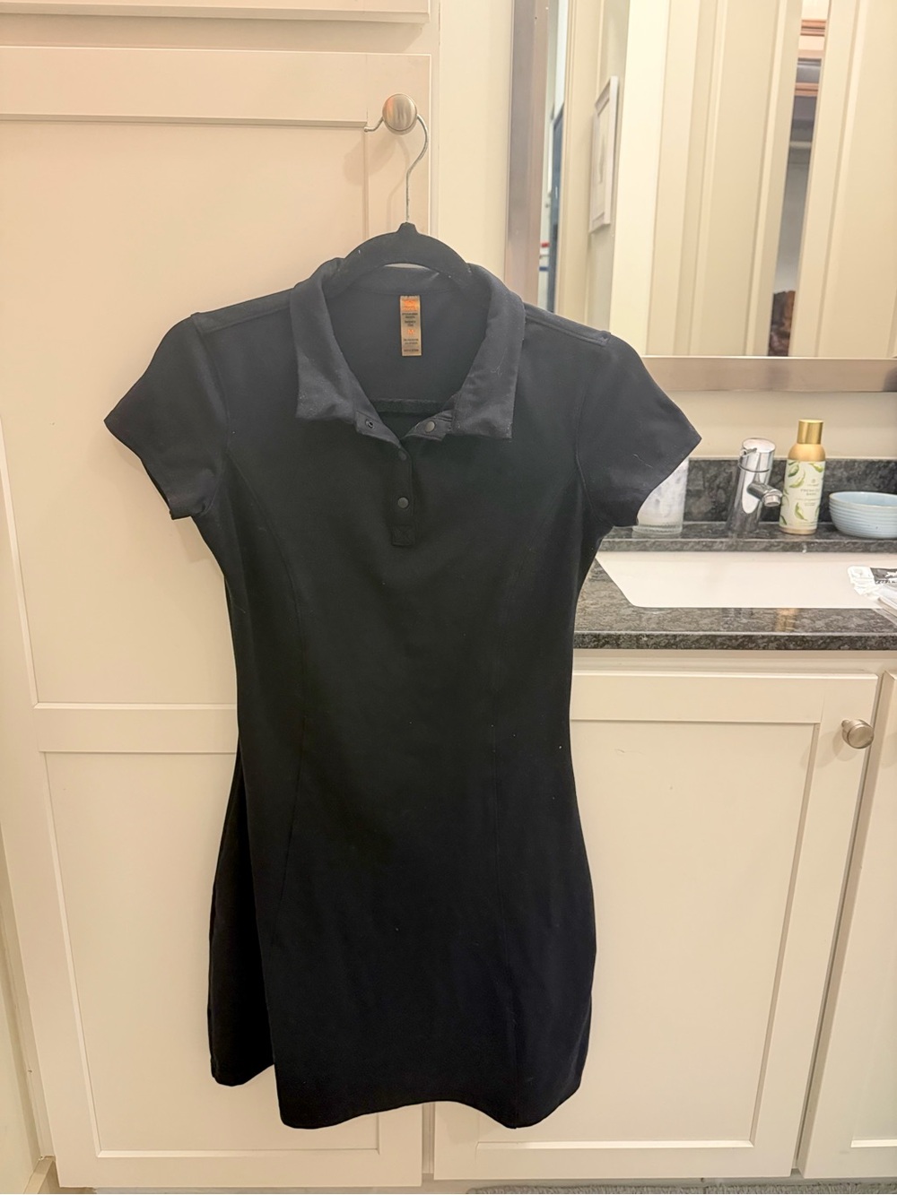 Mono B Black Polo Mini Dress
